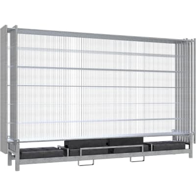 10er Bauzaun Komplett-SET - CLOUD - WACHTWERK X® 10er Bauzaun Komplett-SET - CLOUD - WACHTWERK X®