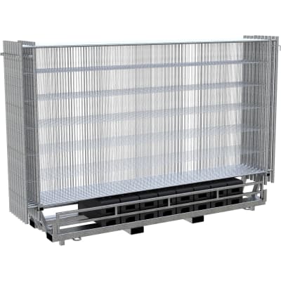 15er Bauzaun Komplett-SET - PROFI PLUS - WACHTWERK X® inkl. Verbindungsschellen 15er Bauzaun Komplett-SET - PROFI PLUS - WACHTWERK X® inkl. Verbindungsschellen