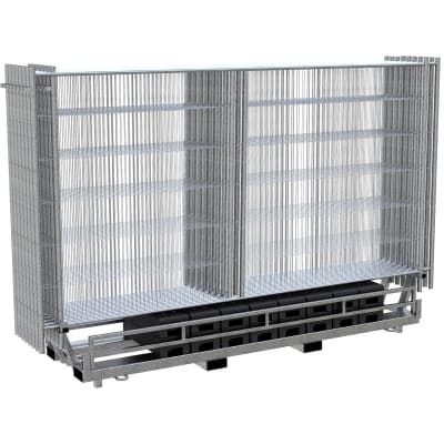 15er Bauzaun Komplett-SET - PROFI EXTRA - WACHTWERK X® inkl. Verbindungsschellen 15er Bauzaun Komplett-SET - PROFI EXTRA - WACHTWERK X® inkl. Verbindungsschellen