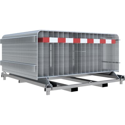 50x Absperrgitter Typ E, mit einer Tastleiste 50x Absperrgitter Typ E, mit einer Tastleiste