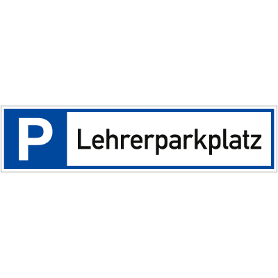 Parkplatzreservierer - Lehrerparkplatz Parkplatzreservierer - Lehrerparkplatz