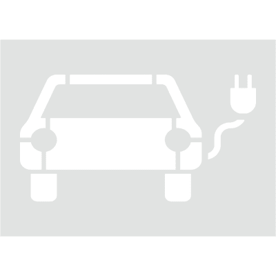 Bodenschablone - Parkplatz für Elektrofahrzeuge Bodenschablone - Parkplatz für Elektrofahrzeuge