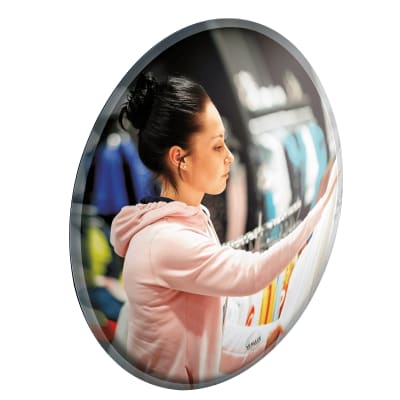 Großer Überwachungsspiegel - Überprüfung von 2 Richtungen Großer Überwachungsspiegel - Überprüfung von 2 Richtungen