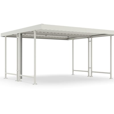 Überdachung Modell Leipzig, L 44 (doppelseitig) - Baukastensystem