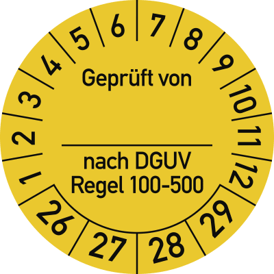 Prüfplaketten - Geprüft von ___ nach DGUV Regel 100 - 500-20959-hvvlhc-1765188753105