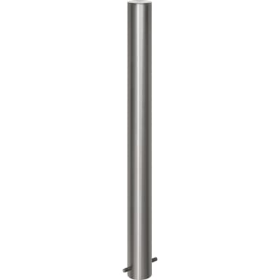 Absperrpfosten Saturn XL aus Edelstahl mit Flachkopf