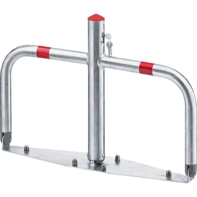 Sperrbügel Merkur mit Spitzkopf aus Metall mit rotem Spitzenkopf und zwei Schlüsseln