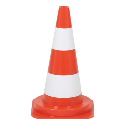 Leitkegel FLEX ICE orange weiß mit zwei reflektierenden Streifen
