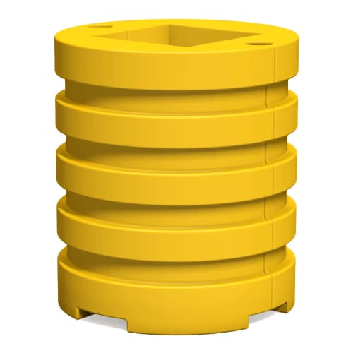 Gelber Säulenschutz KP Protector mit Stabverschluss von BoPlan