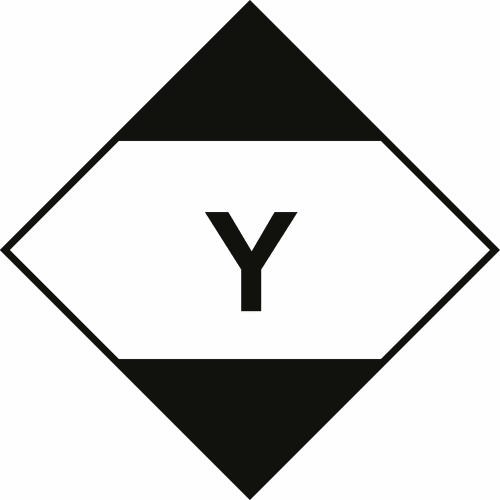 Gefahrgutzeichen Y für in begrenzten Mengen verpackte gefährliche Güter im Luftverkehr