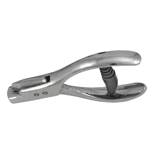 Kerbschnittzange mit Standardkerbung aus Metall mit ergonomischem Griff