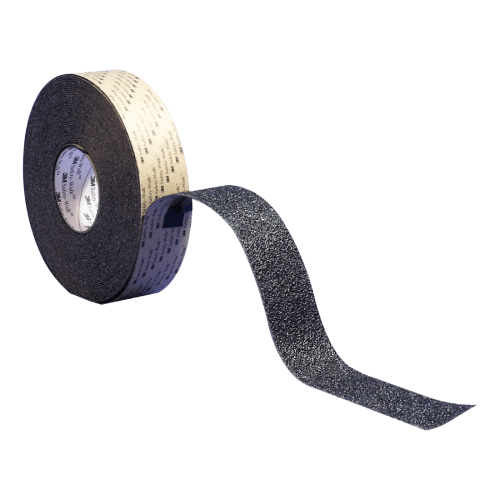 Antirutschbelag 3M SAFETY WALK Typ 4 extra stark auf Rolle, selbstklebend, schwarze rutschfeste Klebebandrolle