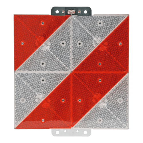 Kleine Parkwarntafel bauartgeprüft starr mit roten und weißen reflektierenden Flächen