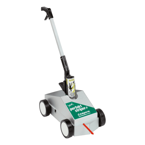 Markiergerät PERFEKT STRIPER für Markierungsspray mit vier Rädern und langem Griff