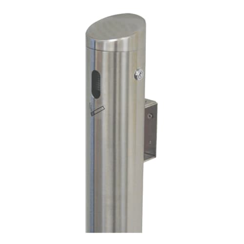 Wandascher SMOKER aus Edelstahl mit 1,5 Liter Fassungsvermögen zur Wandmontage