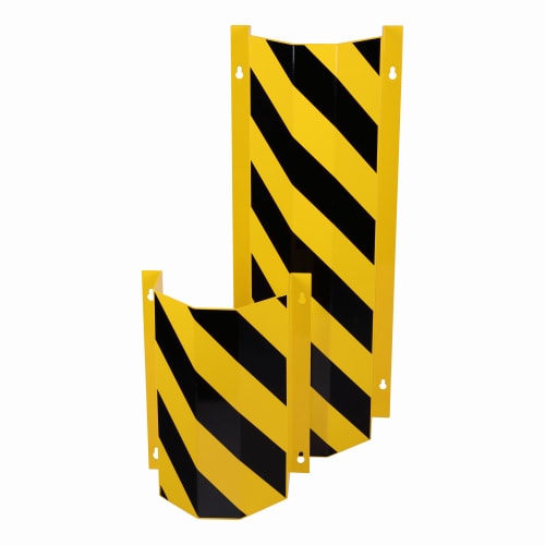 Gelb-schwarzer Schutz für Entwässerungsrohre mit Warnstreifen