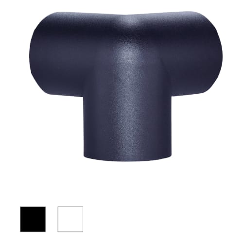 Eckschutzwinkel dreidimensional für Knuffi Typ A selbstklebend in schwarz