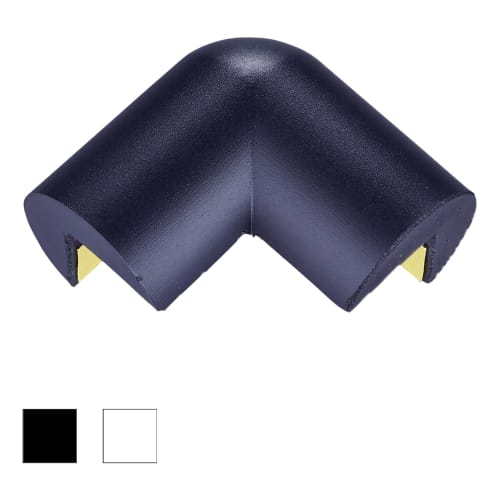 Schwarzer selbstklebender Eckschutzwinkel zweidimensional für Knuffi Typ A