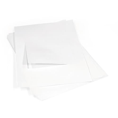 GALERIE Transparentfolien für Türschild, Tischaufsteller und Wegweiser, stapelbare transparente Folien mit Ausschnitt