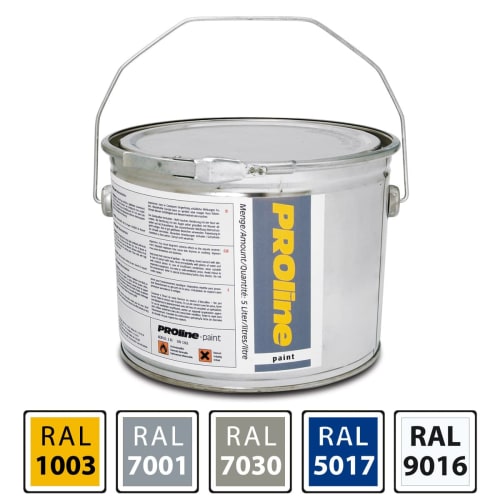 Boden- und Hallenmarkierfarbe PROline paint 5 Liter Dose mit verschiedenen RAL-Farben
