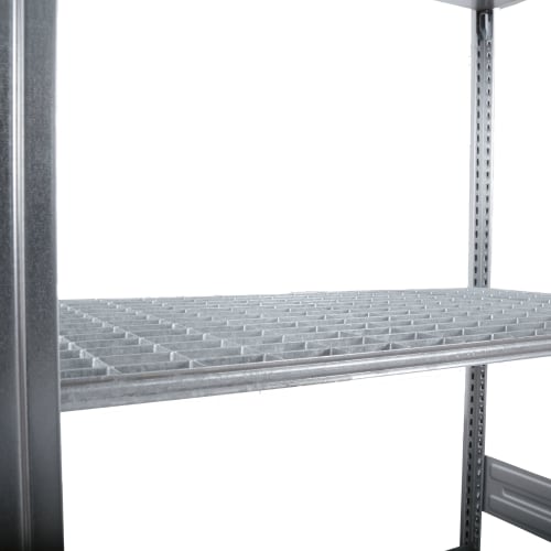 zusätzliche Gitterrost-Lagerebene aus Metall für Gefahrstoffregal