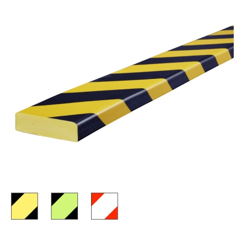 Flächenschutzprofil Knuffi Typ S selbstklebend gelb schwarz gestreift
