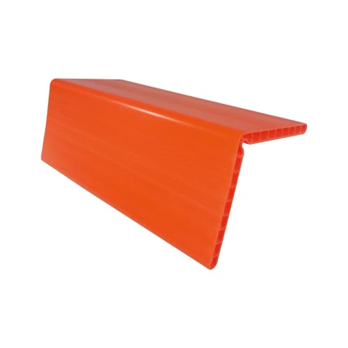 Oranger Kantenschutzwinkel Universal 90 Grad aus Kunststoff