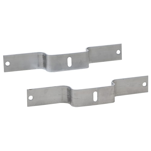 Haltebügel aus Metall für Ziffernwarntafel mit Befestigungslöchern