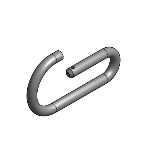 G-Haken für Schrägstützen aus verzinktem Metall