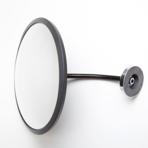 Beobachtungsspiegel DETEKTIV mit Magnethalterung, runder Spiegel mit flexiblem Arm und Magnetbefestigung
