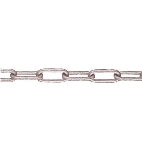 Absperrkette aus Edelstahl mit rechteckigen Gliedern
