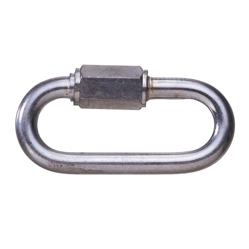 Metallisches Kettenglied mit Schraubgewinde aus Stahl