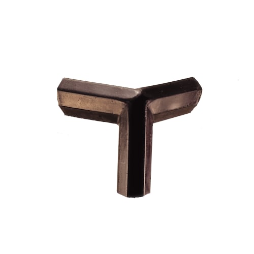 Schwarze Prallschutzecke FLEXI aus flexiblem Material