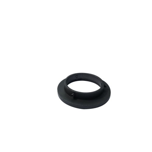 Bodenrosette zum Anschrauben aus Metall für Stilpoller und Pfosten mit Durchmesser 76 oder 89 mm