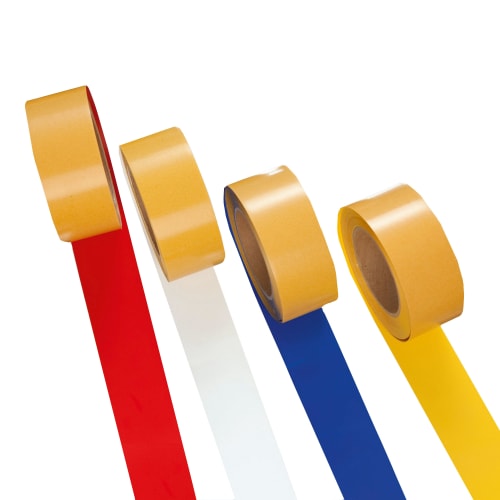 Bodenmarkierungsband PROline-tape PVC in den Farben Rot, Weiß, Blau und Gelb