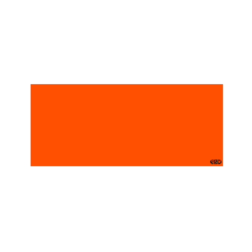 Oranger Leerfeldstreifen für Ziffernwarntafel