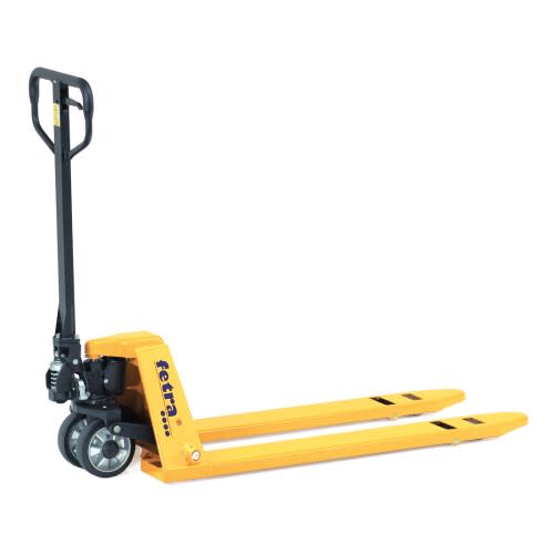 FETRA Gabelhubwagen 2120 niedrige Ausführung gelb mit Tragkraft 2000 kg