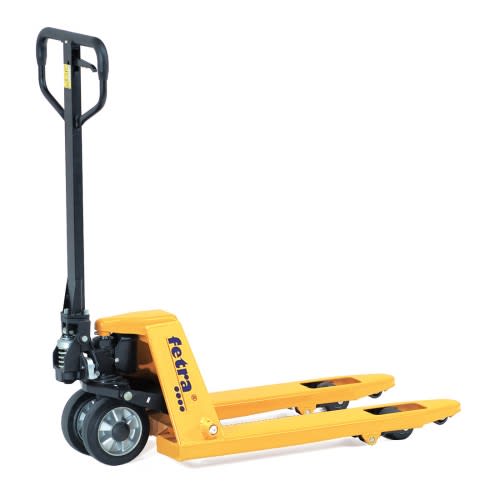 FETRA Gabelhubwagen 2118 kurze Ausführung gelb mit Tragkraft 2500 kg