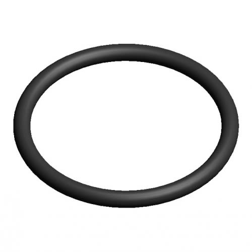 Schwarzer Dichtungsring für Bodenhülse aus Gummi