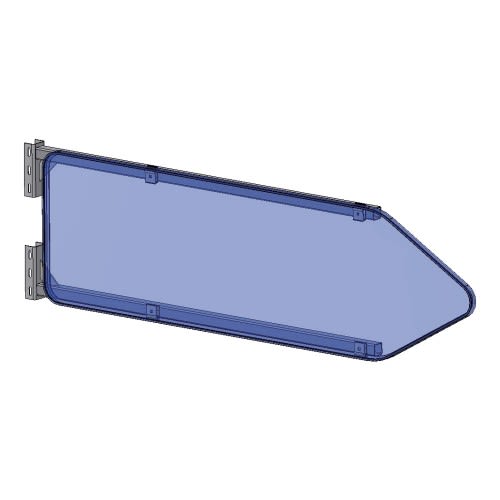 Auslegerhalterung für Pfeilwegweiser System Berlin aus Metall mit Halterungen zur Wandmontage