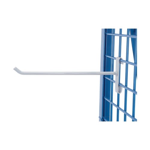 FETRA Dornträger 1310 weiß mit Tragkraft 10 kg an blauem Gitter