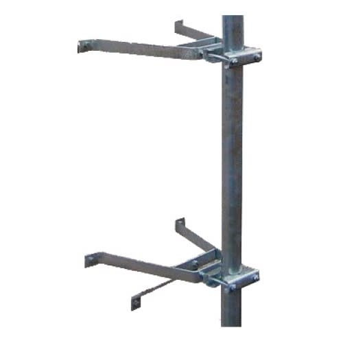 Mauerhalterung aus Metall zur Befestigung an einer Wand