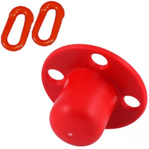 Rote Kappe für Leitkegel mit Befestigungsringen