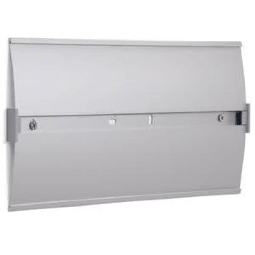 Eleganter silberner Wegweiser zur Wandmontage mit schlichter, moderner Optik