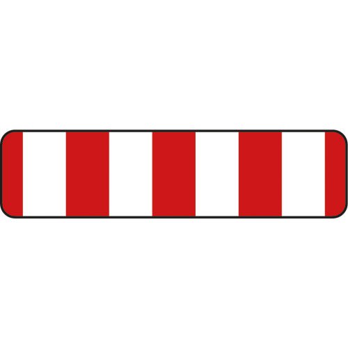 Absperrschranke Verkehrszeichen VZ 600-30 bis 600-39 mit rot-weißen Streifen