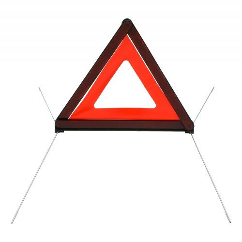 Warndreieck EURO Spider XS reflektierendes rotes Warndreieck mit Metallfüßen