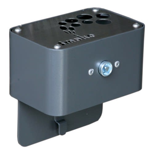 Wandascher SMOKE aus Metall mit 2 Liter Fassungsvermögen, Wandmontage und Rauchermotiv