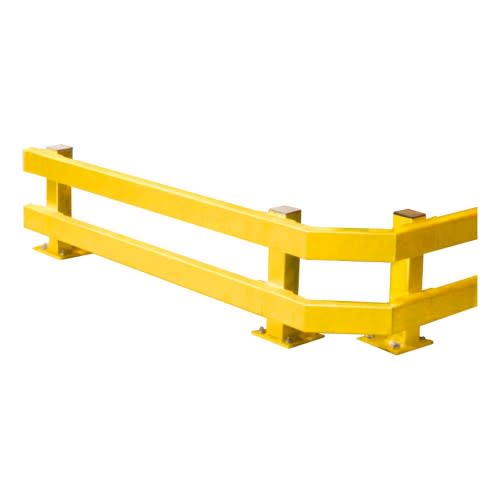 Gelbe Rammschutzplanke WACHTWERK X® Modulsystem EINS aus robustem Material