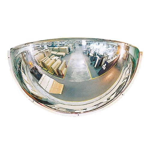 Panoramaspiegel 180 Grad zur Überprüfung von 3 Richtungen in Lagerhalle