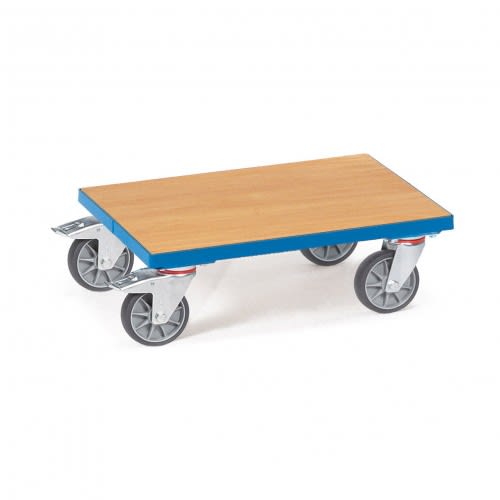 FETRA Eurokasten-Roller 13582 mit Holzbodenplatte und vier Lenkrollen, Tragkraft 250 kg